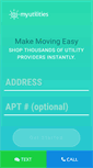 Mobile Screenshot of myutilities.com
